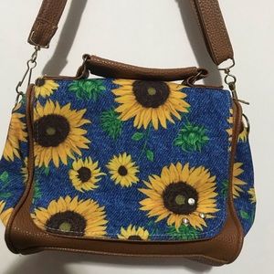 Medium size Sunflower hand/shoulder bag.